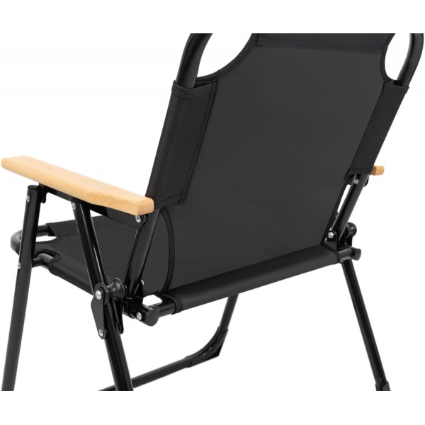 Стілець розкладаний Skif Outdoor Karl Чорний - 3890413