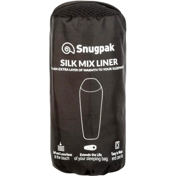 Вкладиш в спальний мішок Silk Mix Liner Black - 15681335 Вкладиш в спальний мішок Silk Mix Liner Black - 15681335