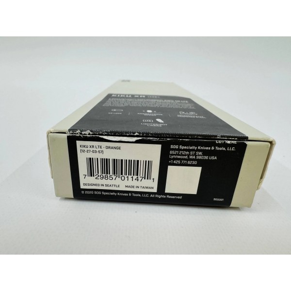 Ніж SOG Kiku XR LTE Orange - 42002784