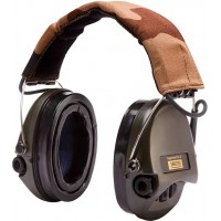 Навушники активні Sordin Supreme Pro X з LED ліхтариком. Олива