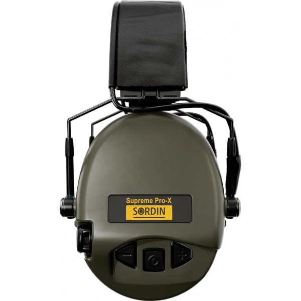 Наушники активные Sordin Supreme Pro-X SFA с кожаным оголовьем. Green - 5010020 Наушники активные Sordin Supreme Pro-X SFA с кожаным оголовьем. Green - 5010020