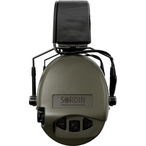 Наушники активные Sordin Supreme MIL AUX SFA с верхним держателем. Green - 5010026