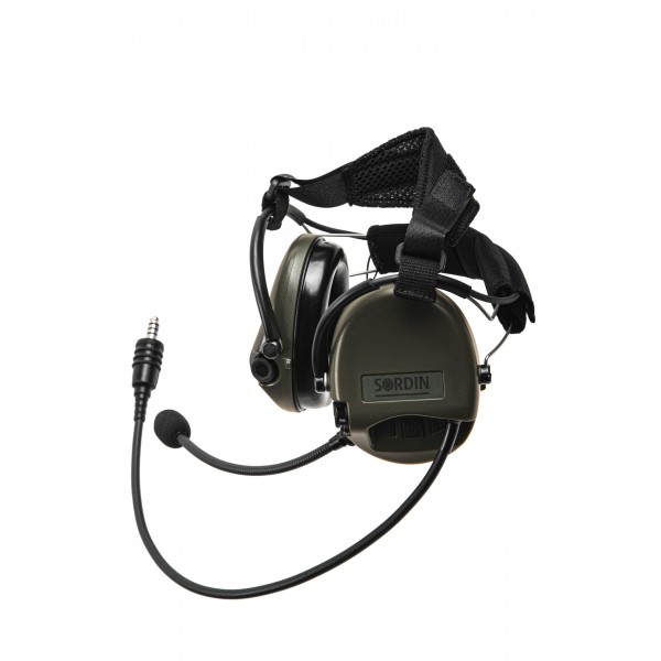 Наушники Sordin Supreme MIL CC Neckband Green PVC 76332-06-S - 76332-06-S