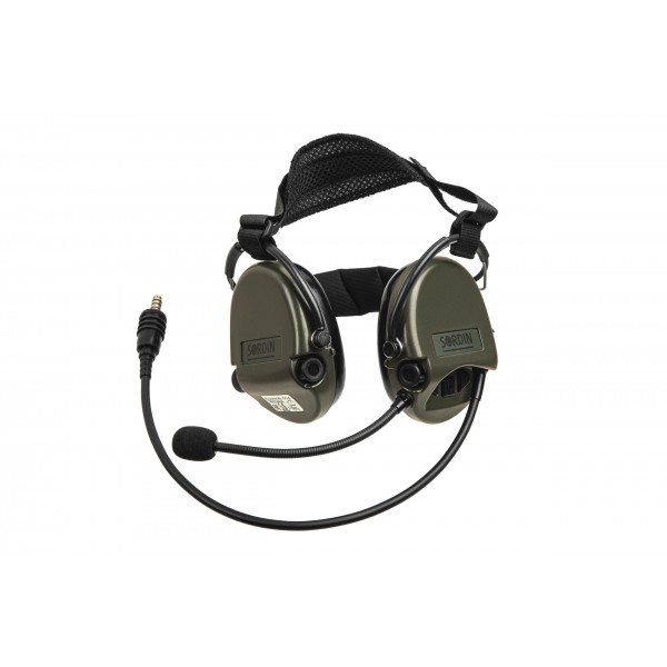 Наушники Sordin Supreme MIL CC Neckband Green PVC 76332-06-S - 76332-06-S Наушники Sordin Supreme MIL CC Neckband Green PVC 76332-06-S - 76332-06-S