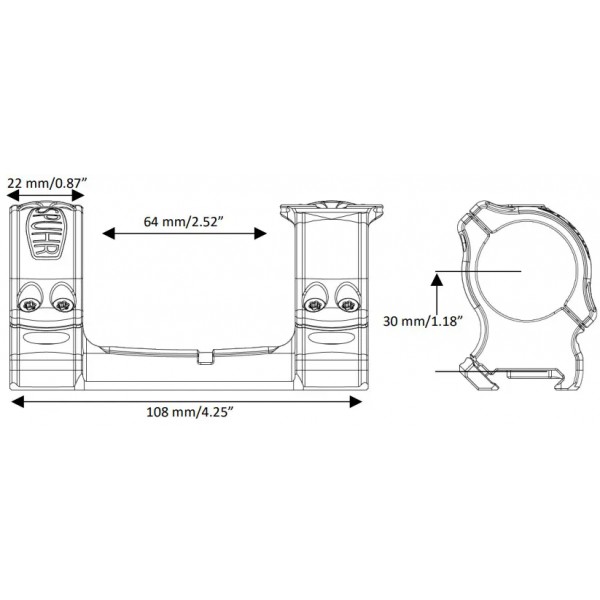 Моноблок Spuhr SСТ-3001 для ТikkaT3X/Sako TRG. d - 30 мм. High. "Ласточкин хвост" - 37280038 Моноблок Spuhr SСТ-3001 для ТikkaT3X/Sako TRG. d - 30 мм. High. "Ласточкин хвост" - 37280038