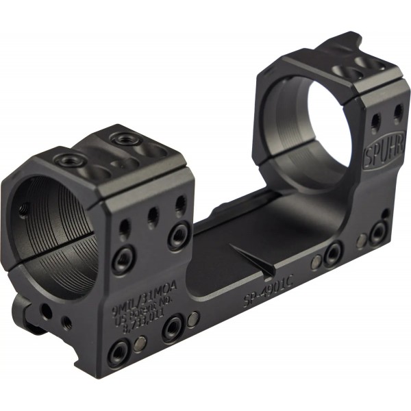 Моноблок Spuhr SP-4901С. d-34 мм. Medium. 9 MIL/30.9 MOA. Picatinny - 37280103