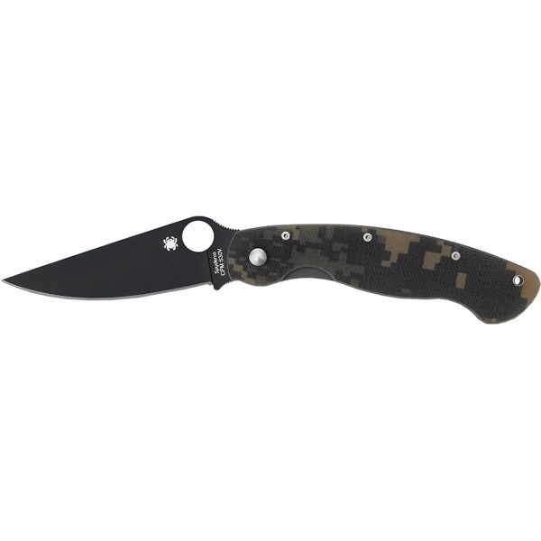 Ніж Spyderco Military Black Blade camo - 871309