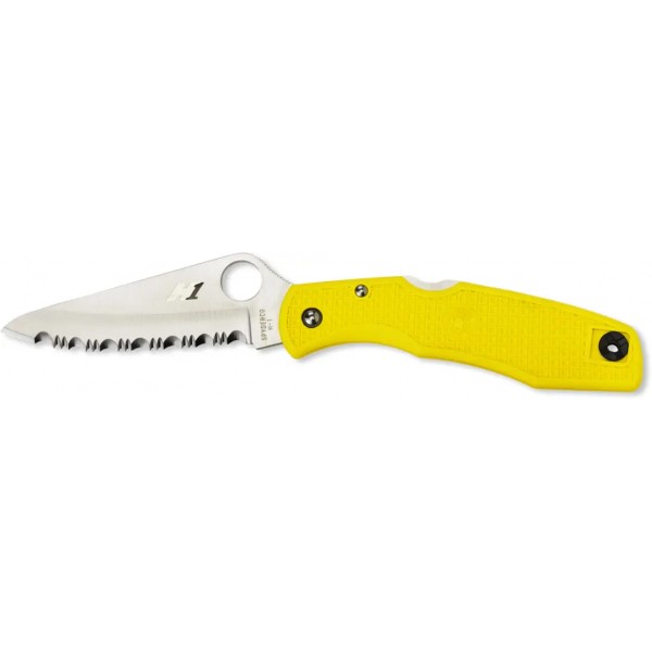Ніж Spyderco Pacific Salt Yellow serrated - 3560829
