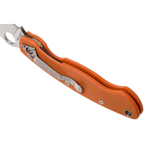 Ніж Spyderco Military Sprint Run ц: помаранчевий - 3548536