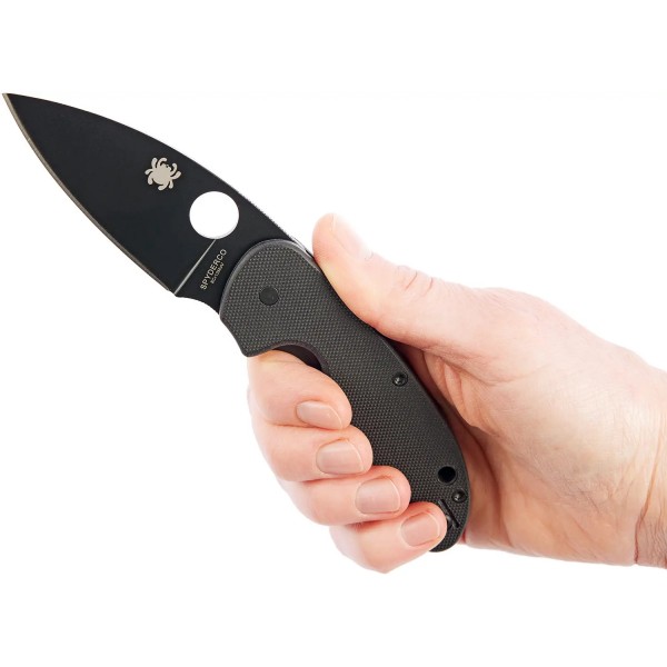 Нож Spyderco Efficient Black Blade - C216GPBBK Нож Spyderco Efficient Black Blade - C216GPBBK