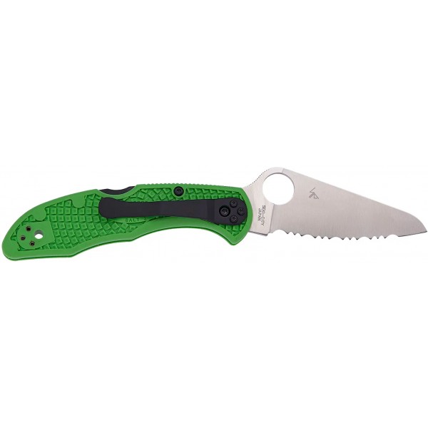 Ніж Spyderco Salt 2 LC200N green серрейтор - 871467 Ніж Spyderco Salt 2 LC200N green серрейтор - 871467