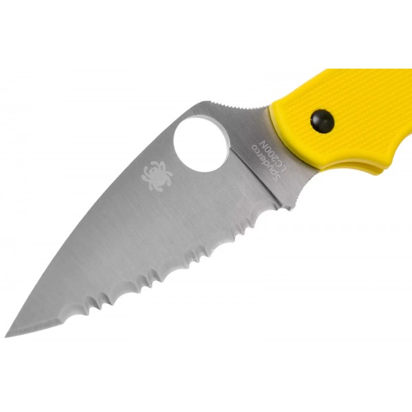 Ніж Spyderco Salt UK Penknife LC200N Yellow - 871499 Ніж Spyderco Salt UK Penknife LC200N Yellow - 871499
