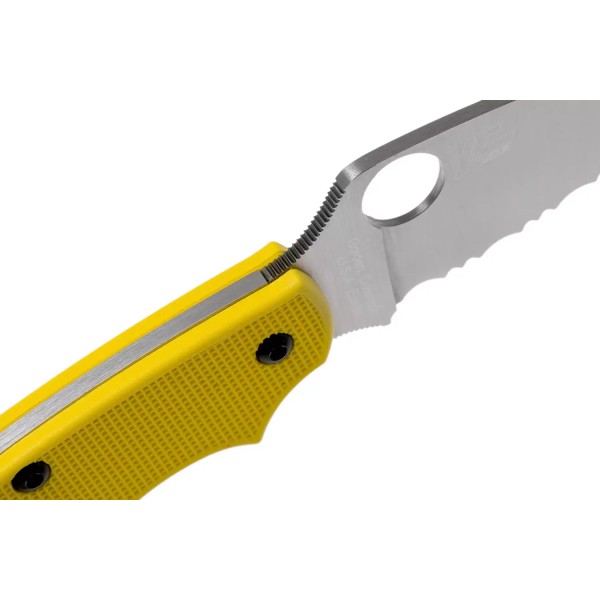 Ніж Spyderco Salt UK Penknife LC200N Yellow - 871499 Ніж Spyderco Salt UK Penknife LC200N Yellow - 871499