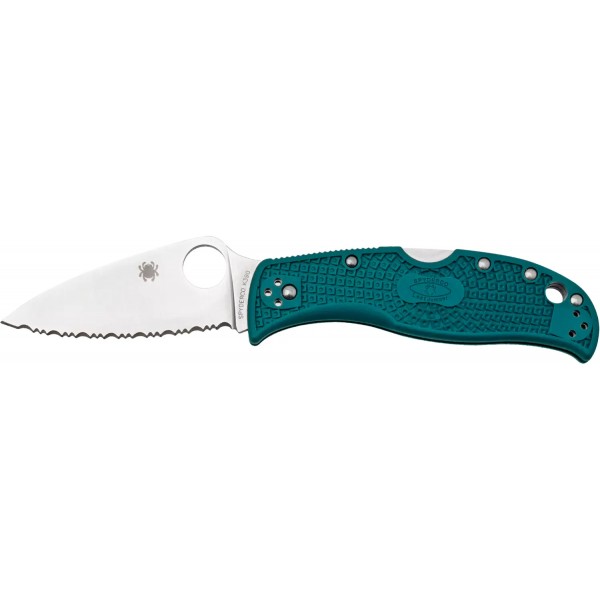 Ніж Spyderco Leafjumper Serrated Blue - 871623