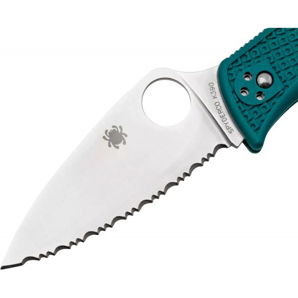 Ніж Spyderco Leafjumper Serrated Blue - 871623