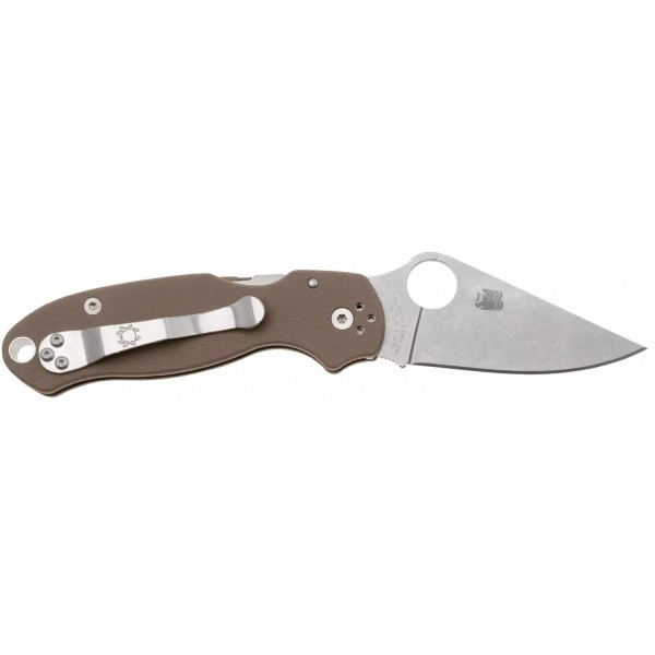 Нож Spyderco Para 3 Sprint Run CPM 15V G-10 Brown - 871716