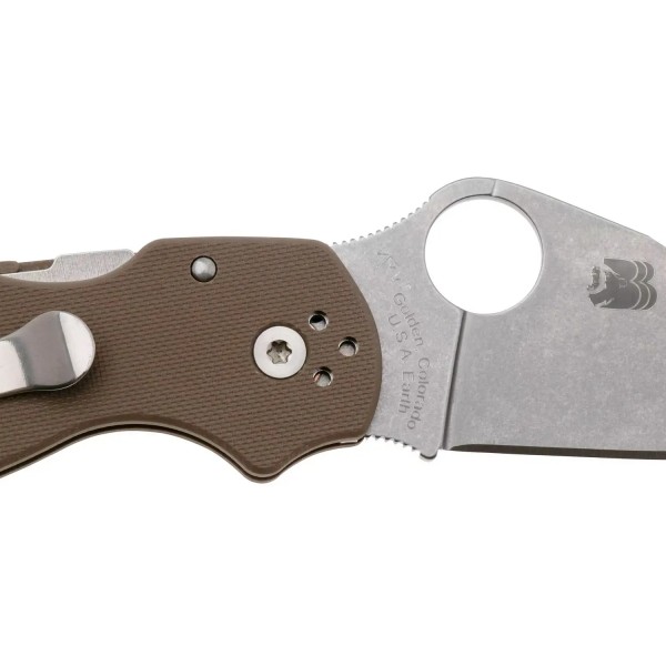 Нож Spyderco Para 3 Sprint Run CPM 15V G-10 Brown - 871716