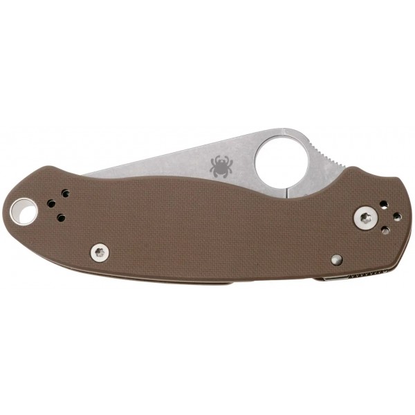 Нож Spyderco Para 3 Sprint Run CPM 15V G-10 Brown - 871716