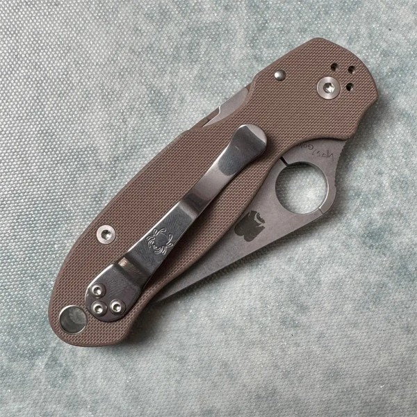Нож Spyderco Para 3 Sprint Run CPM 15V G-10 Brown - 871716
