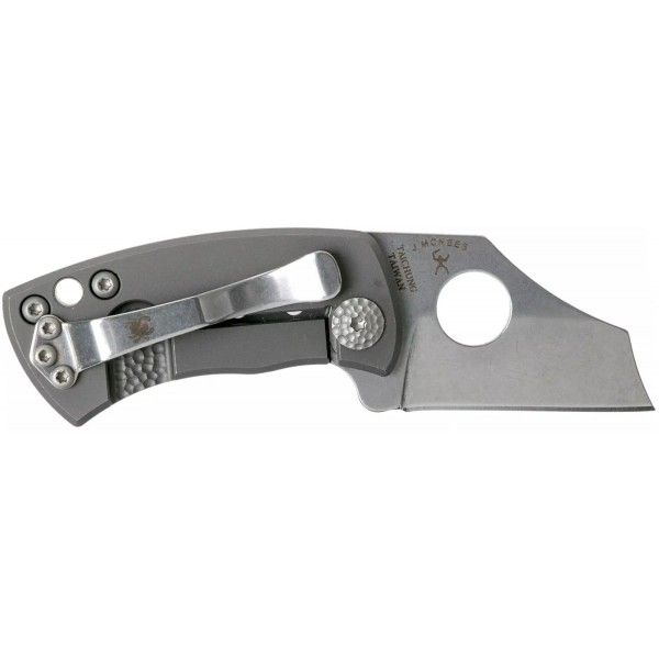 Нож Spyderco McBee CTS XHP Titanium Gray - 871740 Нож Spyderco McBee CTS XHP Titanium Gray - 871740