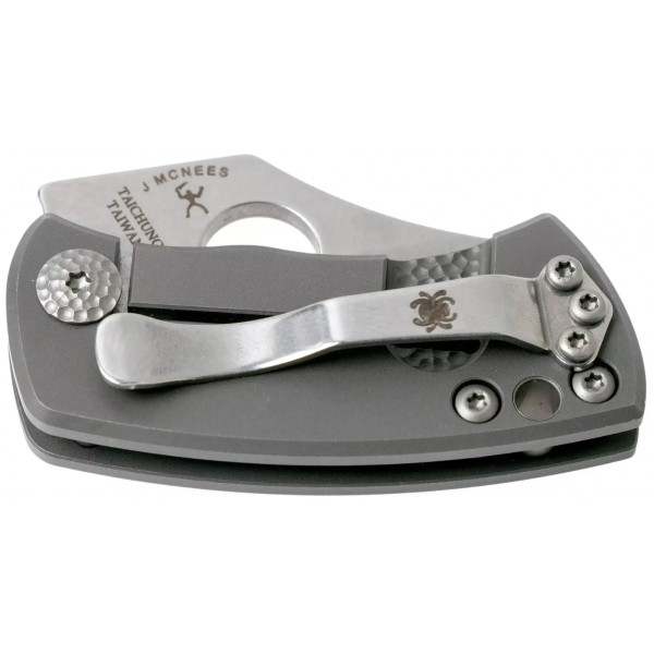 Нож Spyderco McBee CTS XHP Titanium Gray - 871740 Нож Spyderco McBee CTS XHP Titanium Gray - 871740