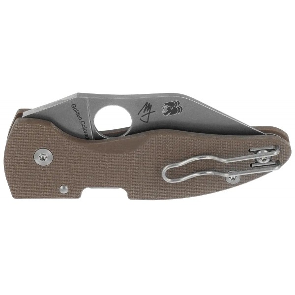 Ніж Spyderco MicroJimbo Sprint Run Brown - 871751