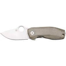 Нож Spyderco SpyNano M398 Micarta Green