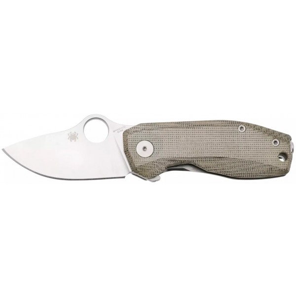 Ніж Spyderco SpyNano M398 Micarta Green - 871764