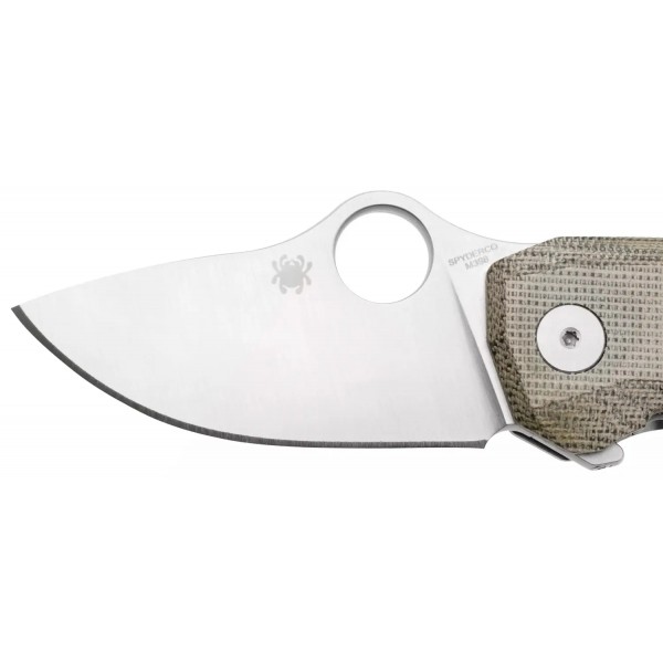 Ніж Spyderco SpyNano M398 Micarta Green - 871764