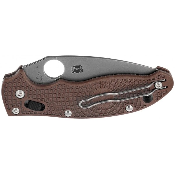 Ніж Spyderco Manix 2 Lightweight Sprint Run Brown - 871771