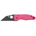 Ніж Spyderco Microjimbo Sprint Run S30V Black Blade Pink