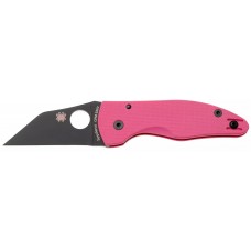 Ніж Spyderco Microjimbo Sprint Run S30V Black Blade Pink