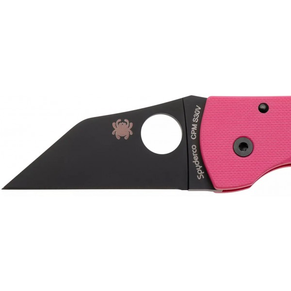 Ніж Spyderco Microjimbo Sprint Run S30V Black Blade Pink - 871778 Ніж Spyderco Microjimbo Sprint Run S30V Black Blade Pink - 871778