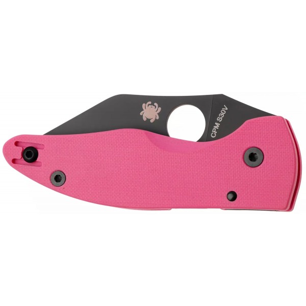Ніж Spyderco Microjimbo Sprint Run S30V Black Blade Pink - 871778 Ніж Spyderco Microjimbo Sprint Run S30V Black Blade Pink - 871778