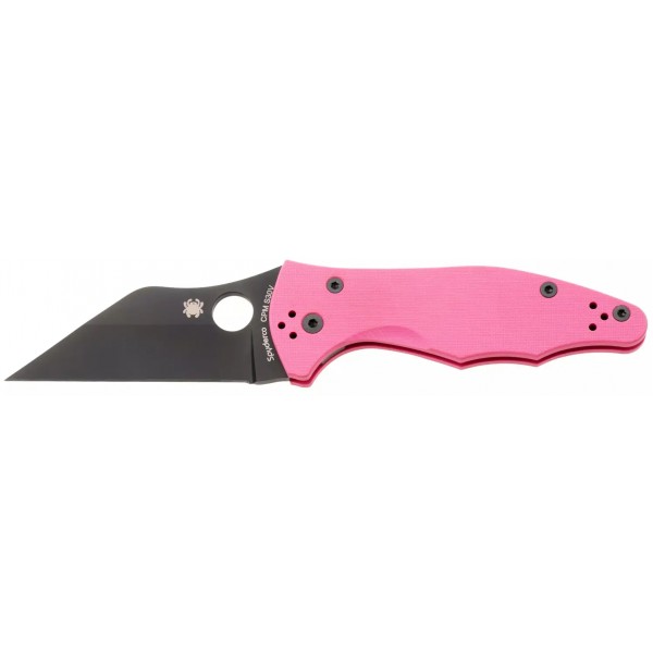 Ніж Spyderco Yojimbo 2 Black Blade Sprint Run Pink - 871783