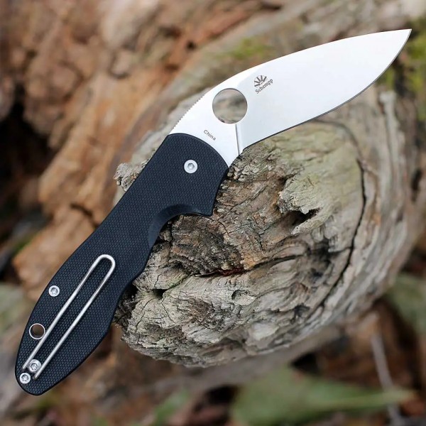 Ніж Spyderco Retract Plainedge Black - 871813 Ніж Spyderco Retract Plainedge Black - 871813