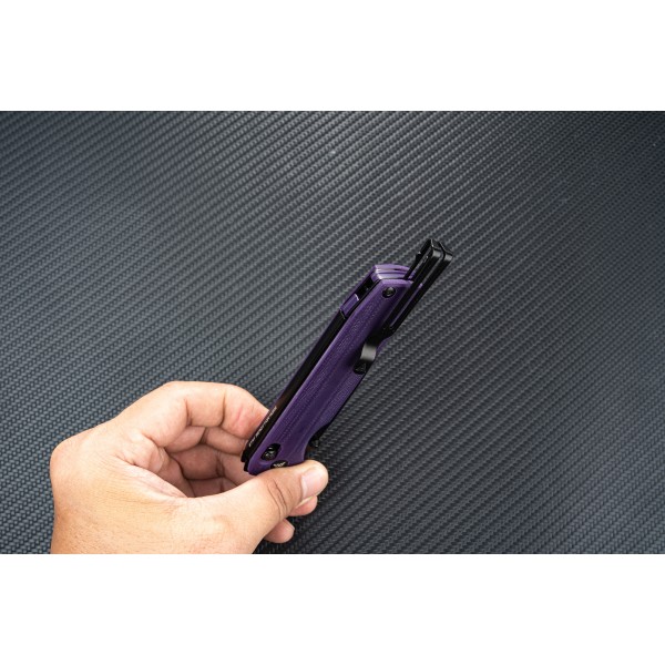 Нож SRM Terrier 258L-GN, D2, G10, черно-фиолетовый - 258L-GN Нож SRM Terrier 258L-GN, D2, G10, черно-фиолетовый - 258L-GN