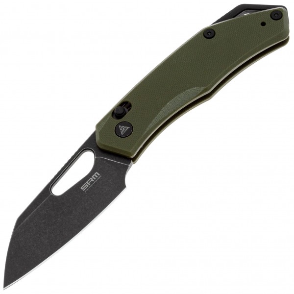 Нож SRM Cub 261M-GP, 154CM, G10, олива - 261M-GP