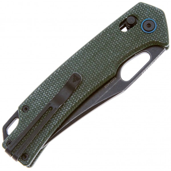 Нож SRM Retreiver 9203-MG2, 10Cr15CoMoV, зеленая микарта, черный - 9203-MG2 Нож SRM Retreiver 9203-MG2, 10Cr15CoMoV, зеленая микарта, черный - 9203-MG2