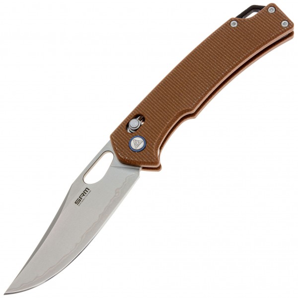 Нож SRM Retreiver 9203-MN2, Lam. 140Cr, коричневая микарта - 9203-MN2