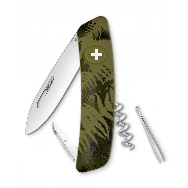Нож Swiza C01, olive fern - KNI.0010.2050
