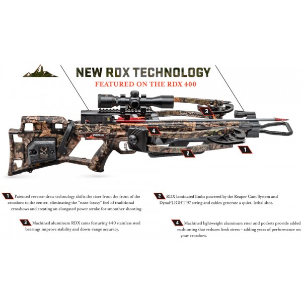 Арбалет Wicked Ridge RDX 400 ACUdraw - 17630043 Арбалет Wicked Ridge RDX 400 ACUdraw - 17630043