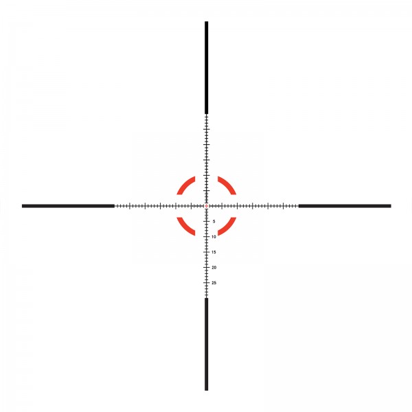 Приціл оптичний TRIJICON Credo 1-8x28 (34 мм) illum. Red/Green MRAD Segmented Circle - CR828-C-2900032