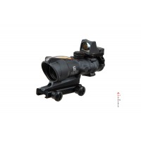 Комплект TRIJICON приціл ACOG 4x32 BAC і приціл коліматорний RMR 3.25 МОА Gray