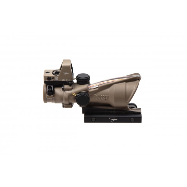 Комплект TRIJICON прицел ACOG 4x32 BAC и прицел коллиматорный RMR 3.25 МОА FDE - TA31-D-100716