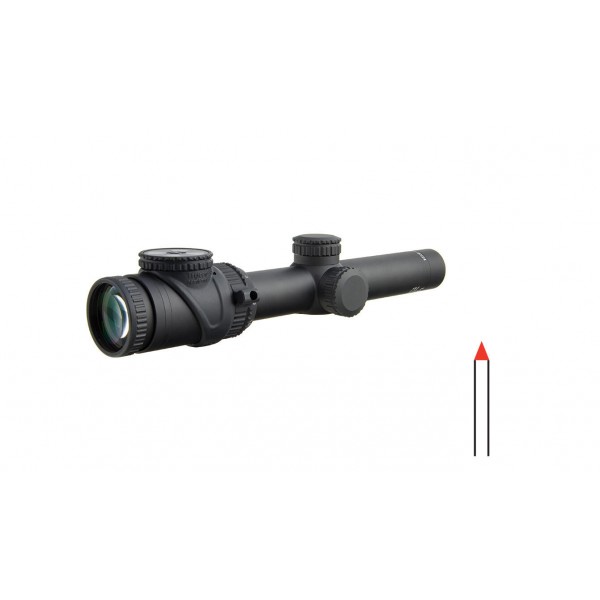 Приціл оптичний TRIJICON AccuPoint 1-6x24 (30 мм) illum. BAC Red Triangle Tritium/Fiber Optics SFP - TR25-C-200090