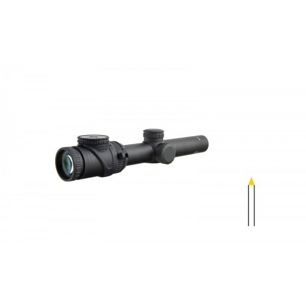 Прицел оптический TRIJICON AccuPoint 1-6x24 (30 мм) illum. BAC Amber Triangle Tritium/Fiber Optics SFP - TR25-C-200091
