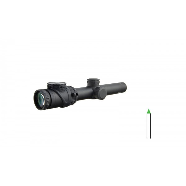 Прицел оптический TRIJICON AccuPoint 1-6x24 (30 мм) illum. BAC Green Triangle Tritium/Fiber Optics SFP - TR25-C-200092