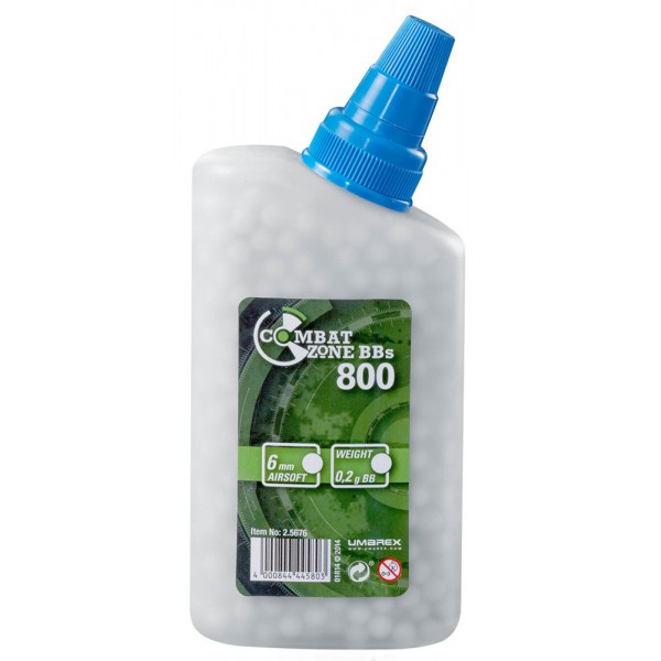 Страйкбольные шарики Umarex Combat Zone BB 6 мм 0,20 г. White - 39860385