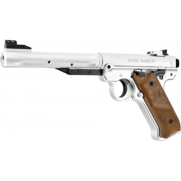 Пистолет пневматический Umarex Ruger Mark IV Stainless 4,5 мм - 39860514 Пистолет пневматический Umarex Ruger Mark IV Stainless 4,5 мм - 39860514